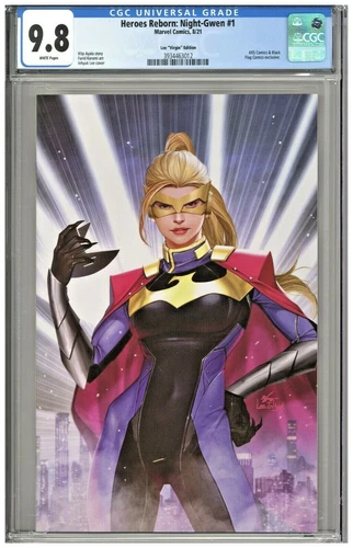 Heroes Reborn Night-Gwen #1 CGC 9.8 Inhyuk Lee Virgin Variant Cover Edition KRS
