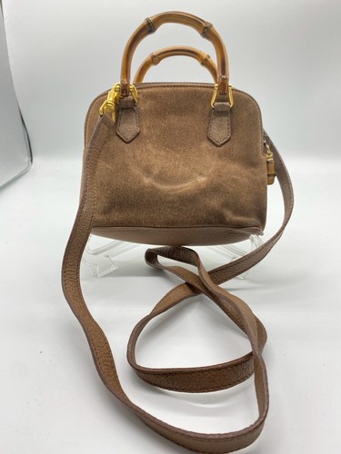 Bandolera Gucci Gamuza Bambú Autenticidad - Imagen 2 de 14