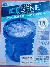 Ice Cube Mold Silicone Wine Bottle Chiller Make120 Cubes Space Saving Ice Genie 