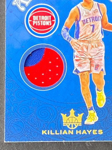 Killian Hayes 2020 Court Kings Art Nouveau Patch #ed 7/25 - Picture 5 of 10