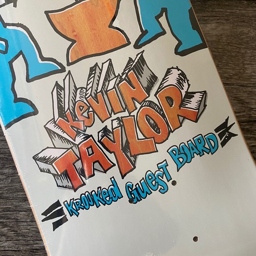 Krooked Kevin Taylor Guest Board Orange Stain Limited Edition Of 499 - Picture 4 of 12