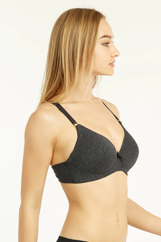 6 Pack Wireless Full cup Cotton Padded Comfortable Cotton No Wire Bras A B C Cup - Picture 38 of 48