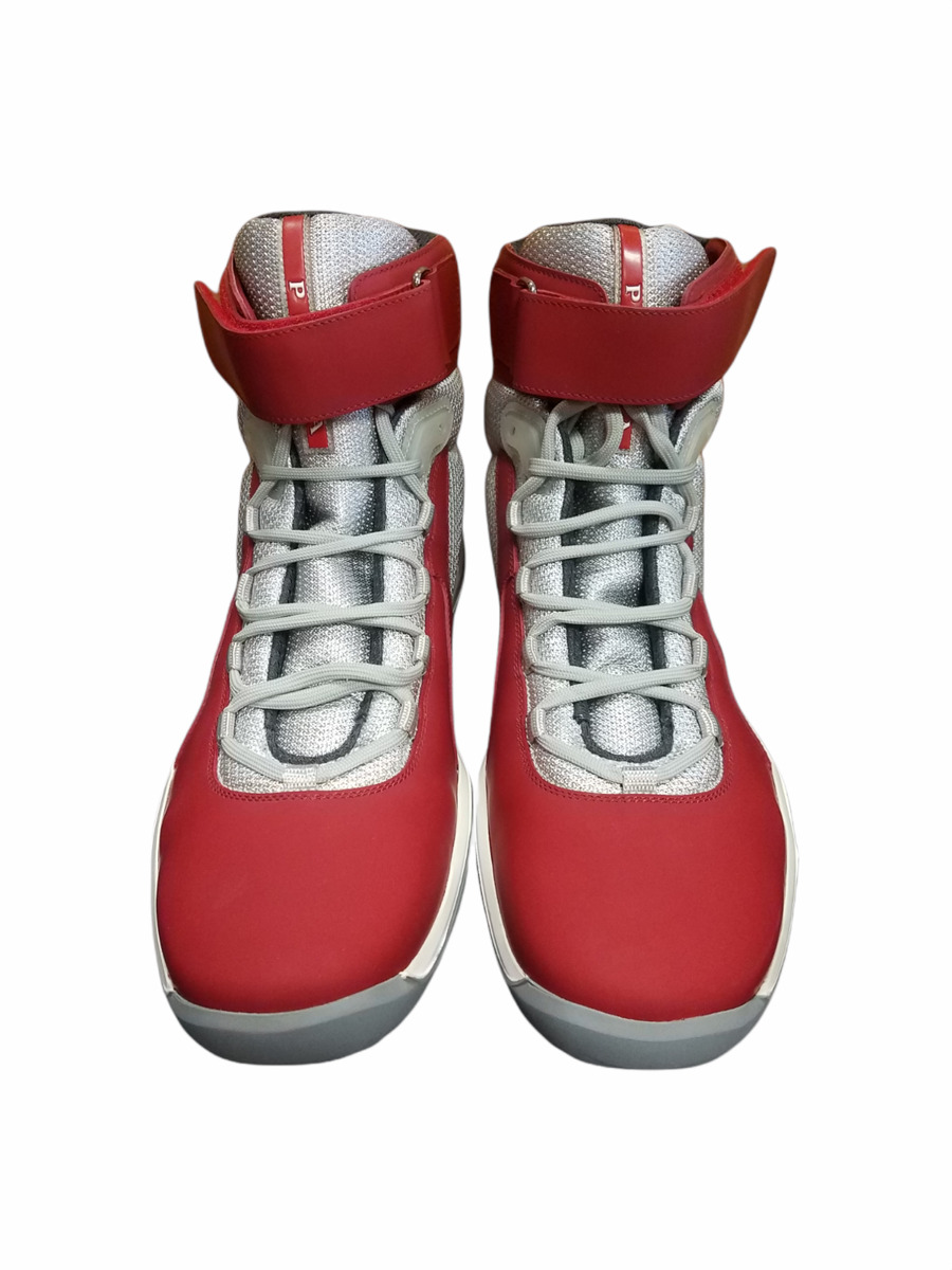Mens high 2025 top prada sneakers