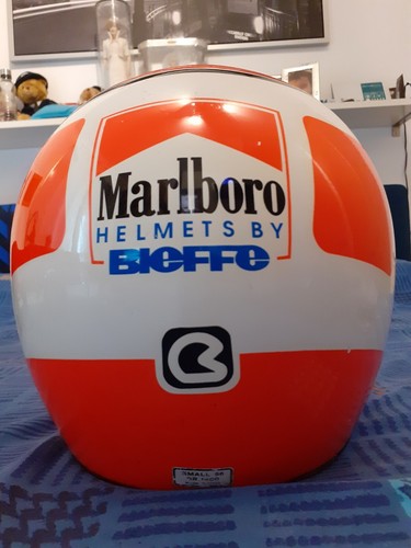 CASCO INTEGRALE VINTAGE HELMETS BIEFFE MARLBORO SIZE SMALL 56 TO RESTORE - Foto 6 di 17