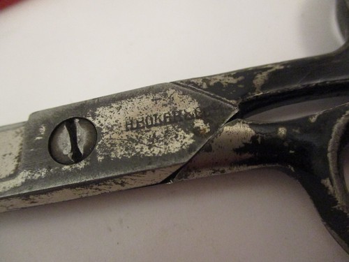 Lot 10 Vintage Metal Scissors Shears Paper Barber Assorted - Picture 9 of 10