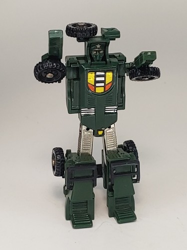Vintage 1983 Bandai GoBots GEEPER CREEPER Renegade Jeep MR-28 Japan Green Seat - Picture 8 of 11