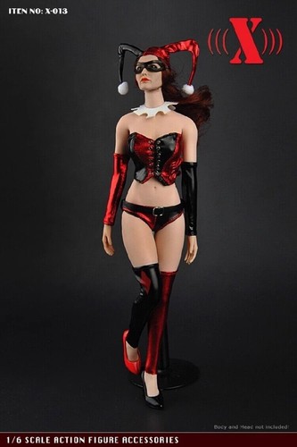 X-TOYS 1/6 X-013 Female heroesClown Clothes For 12inch Phicen Figure Body Dolls - Picture 7 of 9