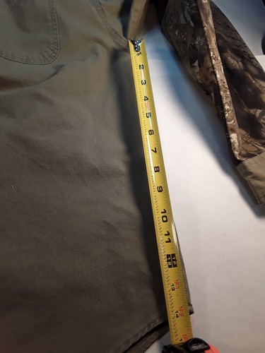 Vintage COLUMBIA Shirt Men's Olive Camo Shooting Hunting Long Sleeve M Outdoor - Picture 11 of 12