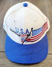 TONY MEOLA Signed 1994 USA World Cup Hat Vintage APEX ONE Snapback - NEW