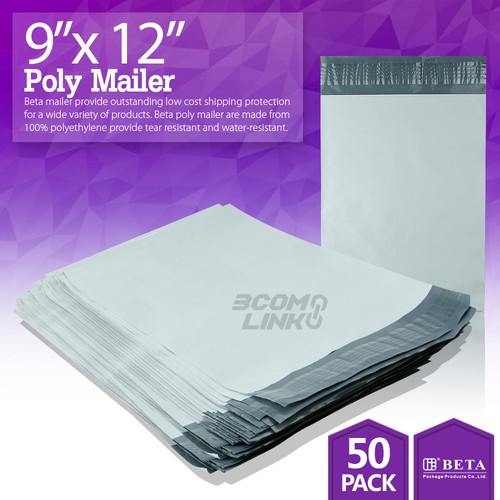 9"x12" Poly Mailer Shipping Mailing Packaging Envelope Self Sealing Bags Light - Picture 7 of 8
