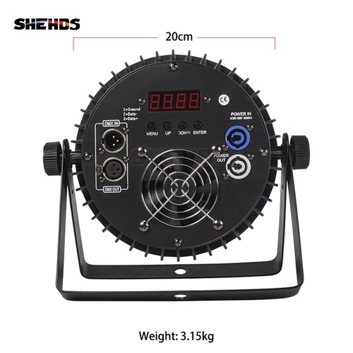 18x18W RGBWA UV Aluminum Alloy Par Lighting LED Stage Light DMX Party DJ Disco - Picture 9 of 23