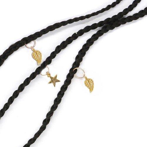 80Pcs Hair Jewelry Braid Ring Cuff Decor Pendants Dreadlocks Beads Accessories d - Picture 12 of 12