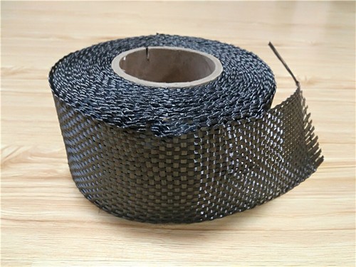 Width 45MM 3K Carbon Fiber Ribbon Cloth Weaving Tape Belt Black - Picture 3 of 9