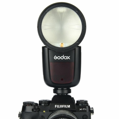 Godox V1F TTL HSS Flash Testa Tonda + Trigger XPro-F per Fuji + Staffa S2 + Set AK-R1 - Foto 9 di 12