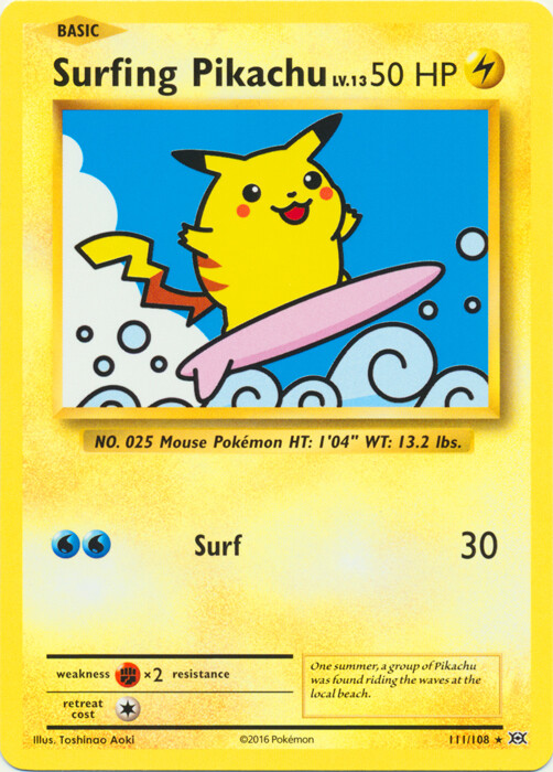 Surfing Pikachu
