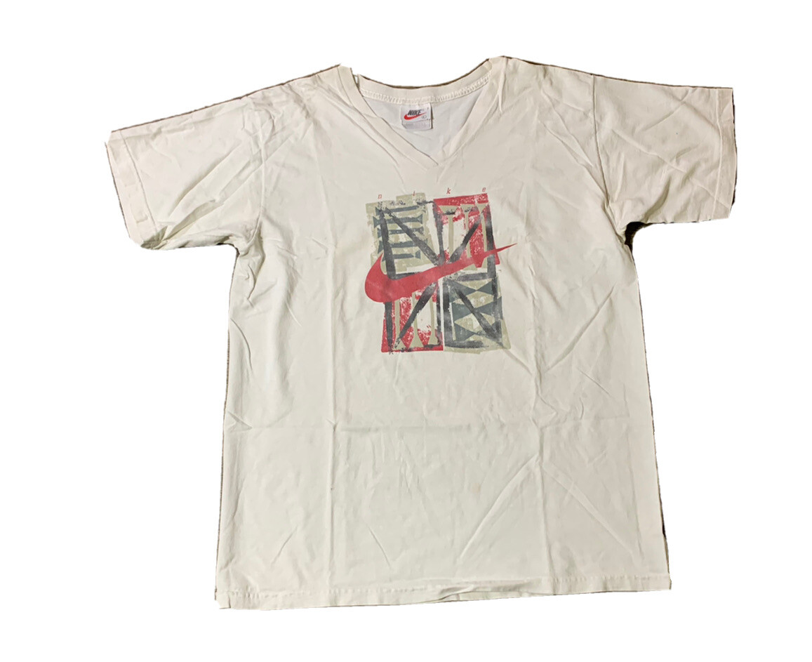 VTG 90's Nike Men's V Neck T Shirt Size Large Made USA | eBay VTG 90's Nike Men's V Neck T Shirt Size Large Made USA | eBay