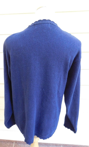 Jantzen Classics Large Knit Embroidered Horse Back Riding Horse Cardigan Vintage - Picture 8 of 10