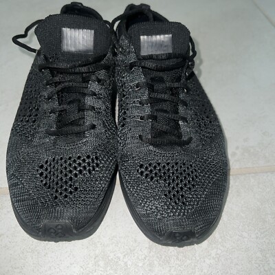 Nike Flyknit Racer Triple Black 2016 526628-009 Mens Sz 5  display picture 3
