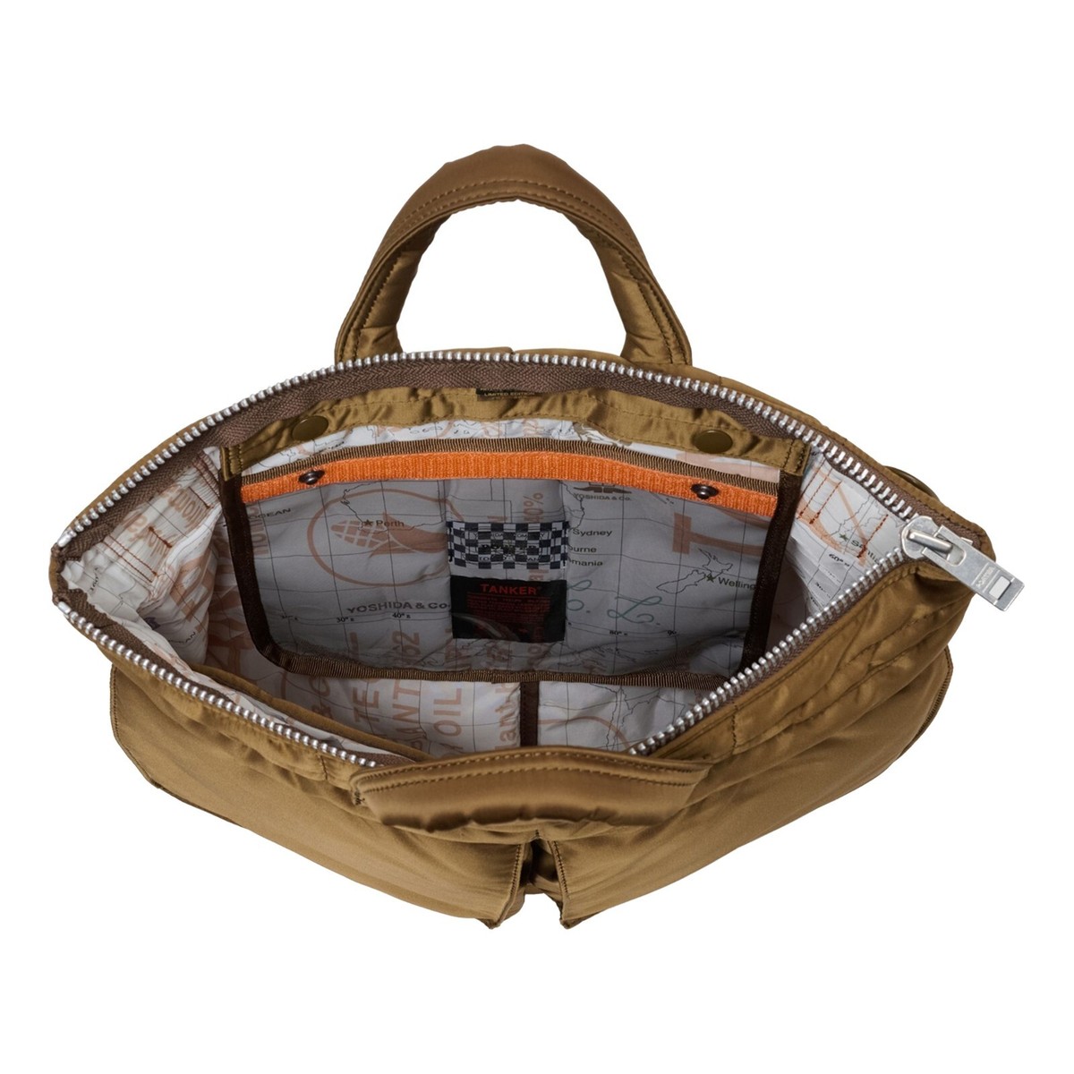 PORTER TANKER COYOTE HELMET BAG Handbag Shoulder 90th Limited