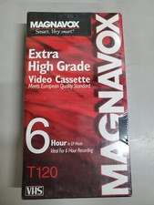 Magnavox T120 VHS Extra High Grade 6 hr Video Cassette Video Tape Sealed