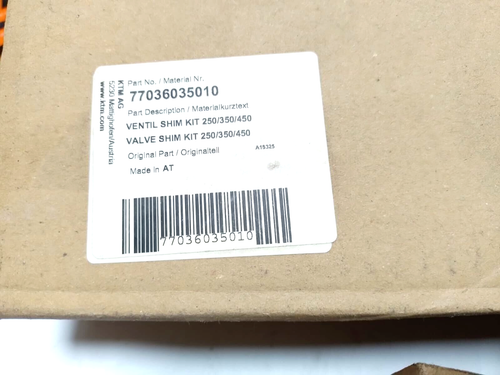 Nuevo de lote antiguo KTM 250 / 350 / 450 Válvula Cuña Kit 77036035010 - Imagen 6 de 6
