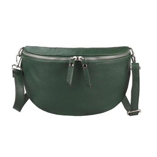 ITAL DAMEN LEDER TASCHE Crossbody Handytasche Schultertasche Bodybag Bauchtasche - Bild 8 von 35