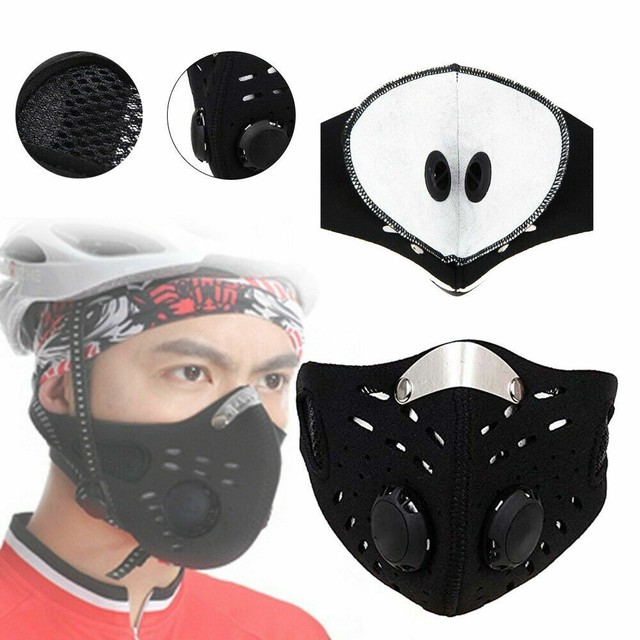 Super Anti Dust Cycling Bicycle Bike Motorcycle Racing Ski Half Face Mask Filter