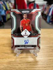 Mikel Merino 2022 Prizm FIFA World Cup Signatures Autograph Auto #S-MMO