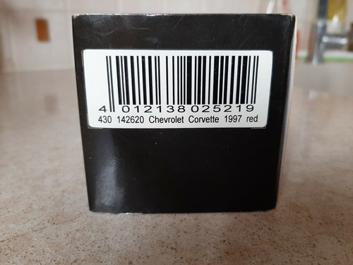 1/43 o Minichamps 430-142620 1997 Chevrolet Corvette sport coupe - Picture 7 of 16