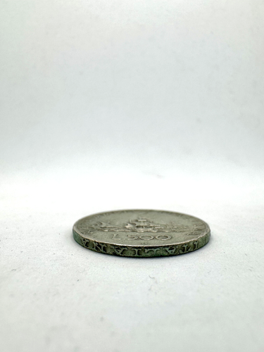 Antica moneta argento Italia 500 lire 11,0 g - Foto 3 di 5