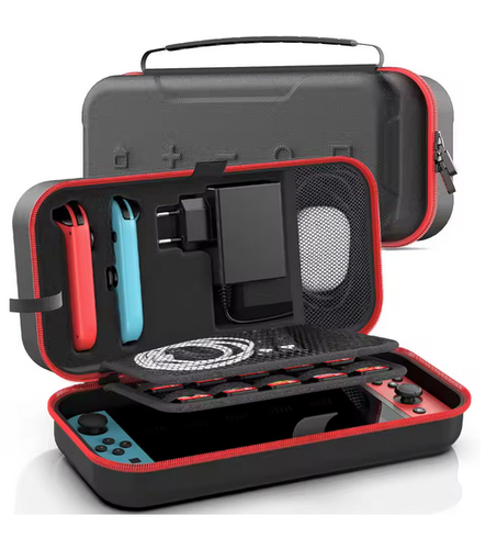 Big Travel Storage Bag Carrying Protective Case for Console Nintendo Switch OLED - Photo 9/11