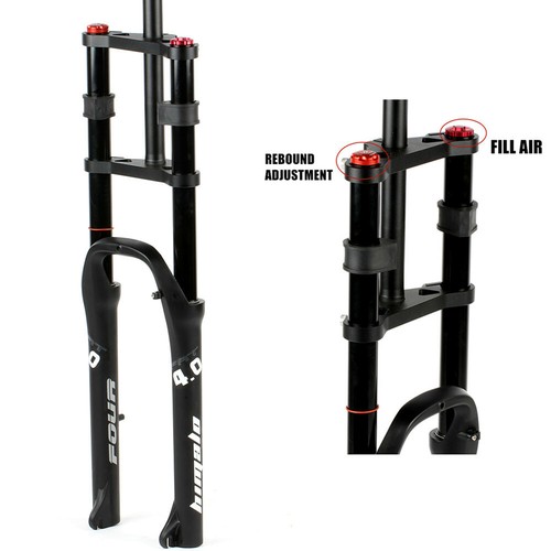 26 Zoll Doppel Schulter Fette Gabel Mit Rebound Einstellung Mountainbike Gabel - Bild 8 von 15
