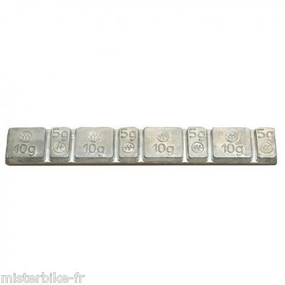 Équilibre De Roue Adhésif, Poids De Roue à Dos Adhésif , 25pcs Gris Les Poids En Plomb Collent Blocs D'équilibrage De Moyeu De Roue Adhésifs Équilibreur De Poids De Pneu