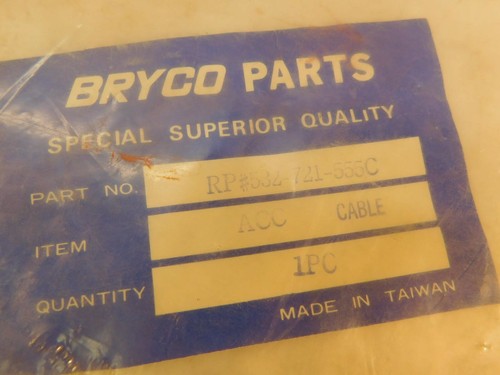 VW Volkswagen Accelerator Cable 532-721-555C Rabbit 1975-1978 Scirocco 1975 - Picture 5 of 6