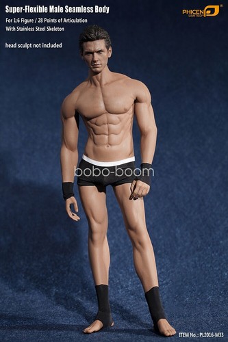 TBLeague Phicen escala 1/6 M33 cuerpo muscular masculino súper flexible sin costuras - Imagen 2 de 10