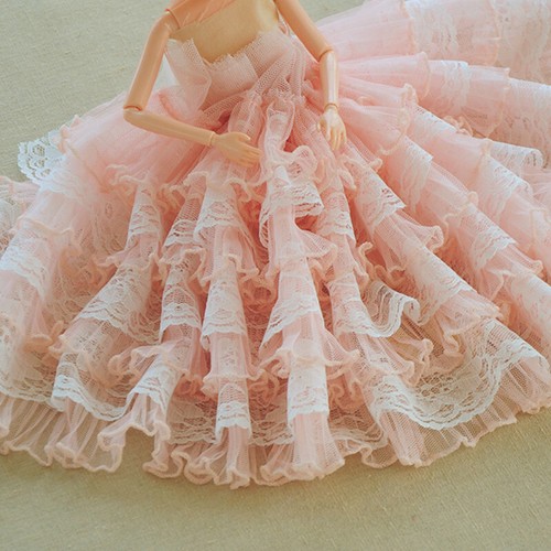 Floral Lace Trimming Layer Lolita Ruffle Sewing Edging Frill DIY Craft Dress - Picture 5 of 11