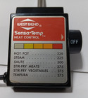 West Bend WB#1 Electric Heat Control Sensa Temp 1500 Watt E29583-9907 Tested