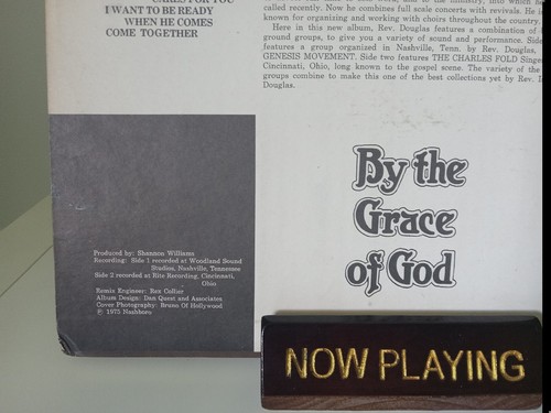 Rev Isaac Douglas - By The Grace Of God - LP Creed Records Gospel Funk Soul 1975 - Picture 9 of 14