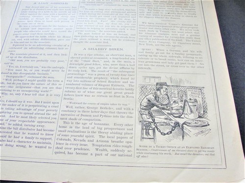 1880s-Romance and Reality. Notes by the Way.- Magazine Judge (2) Colored Pages. - Picture 6 of 9