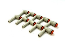 SMC KQ2L03-07A Reducer Elbow Fitting 5/32" Push to Connect x 1/4" OD LOT OF 10