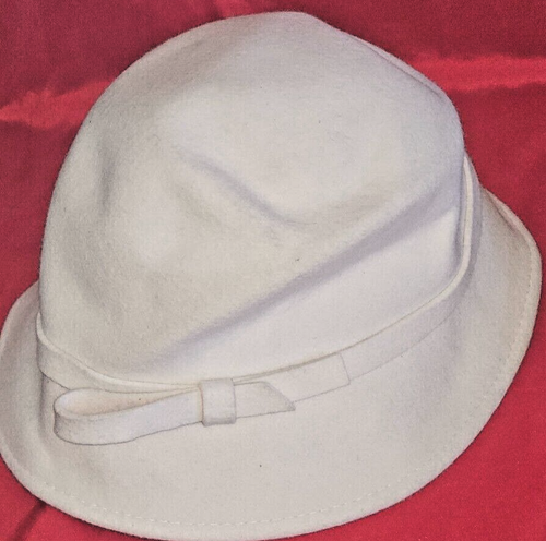 LAURA ASHLEY 100% WOOL HAT RED MAROON PLUS ONE OTHER BOTH 1920S STYLE - Picture 12 of 17