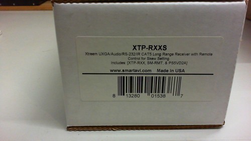 Smartavi XTP-RXXS Xtreem VGA/Audio/RS-232/IR CAT5 Extender + Remote Control - Picture 3 of 3