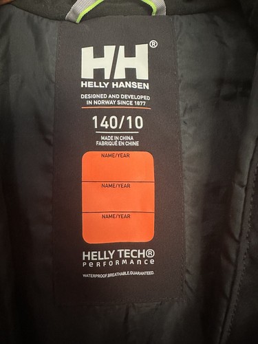 Helly Hansen Juniors’ Quest Ski Jacket - 990 Black - Size 10 - Picture 3 of 7