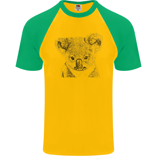 Koala Bär Sketch Ecology Umgebung HERREN S/S Baseball - Bild 50 von 50