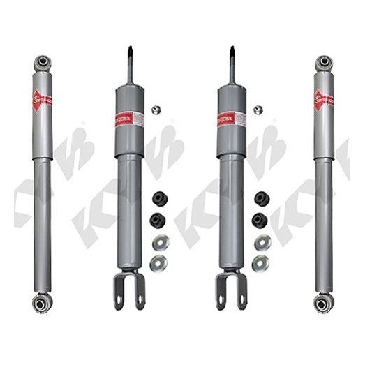 KYB 4 Heavy Duty Shocks Chevy Avalanche 1500 02 to 06 Kg54327 Kg54341