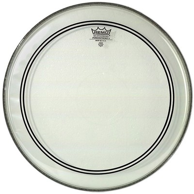 Bass-Drum-Fell Remo Powerstroke 3 Clear P3-1320-C2 20'' Bass Drum Head Bass Drum 