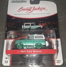 Greenlight green Machine Chase 1977 Ford Bronco Barrett Jackson