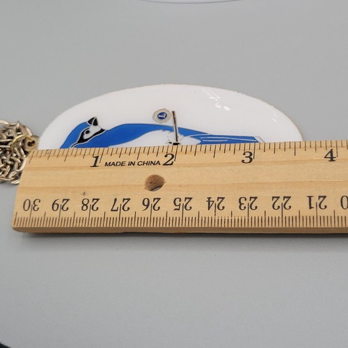 Lions Club District MD 16 New Jersey San Francisco 1984 Blue Jay Bird Halskette - Bild 6 von 7