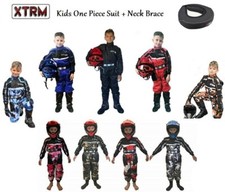 Kids Kart Suit Motocross MX Protective Gear Quad Bike Enduro Off Road Neck Brace