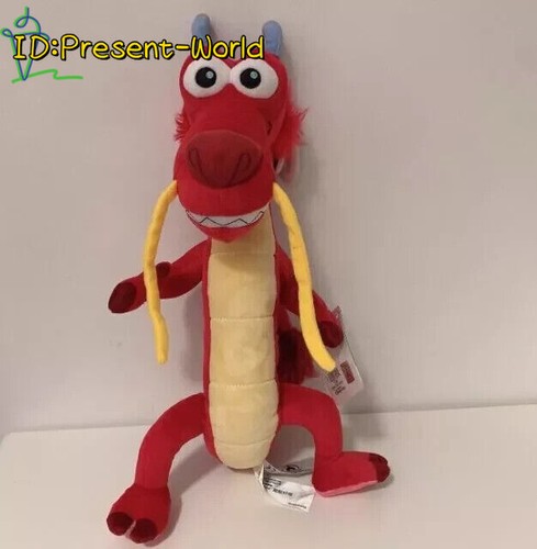 Authentic 2024 New Disney Parks Mulan Mushu Dragon Plush Doll Toy Disneyland